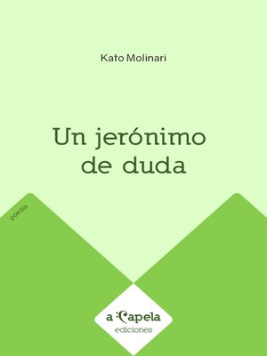 cover image of Un jerónimo de duda